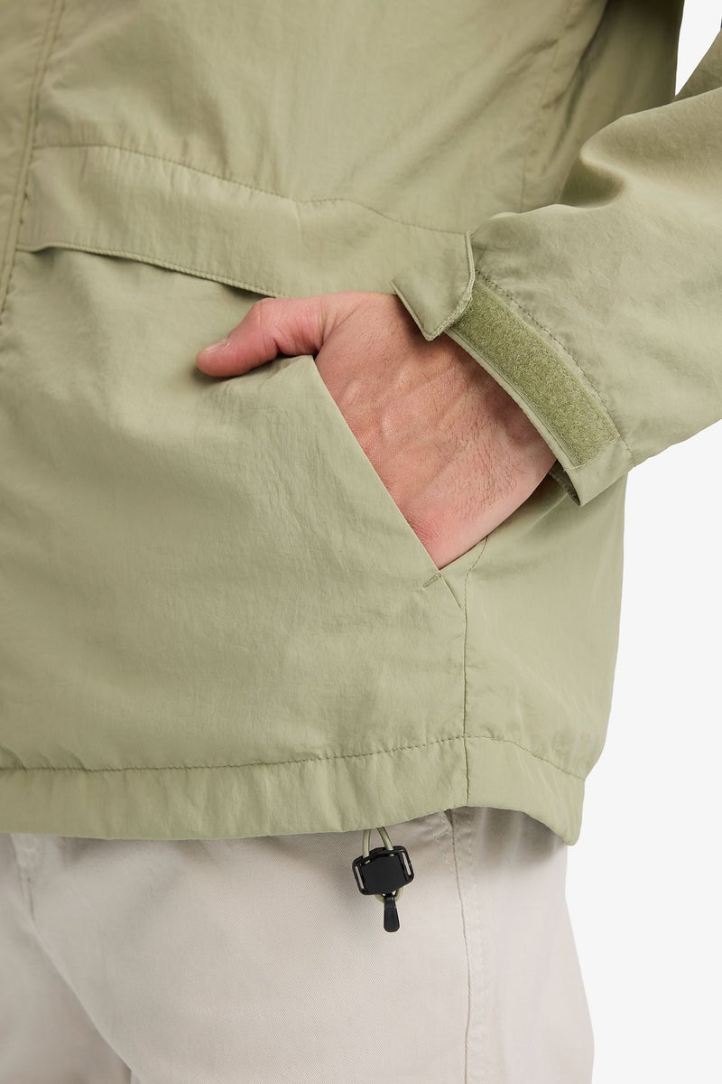 ديفاكتو جاكيت مطر وتر بروف قصة عادية بكابيشون - Image 4